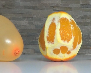Orange and balloon
